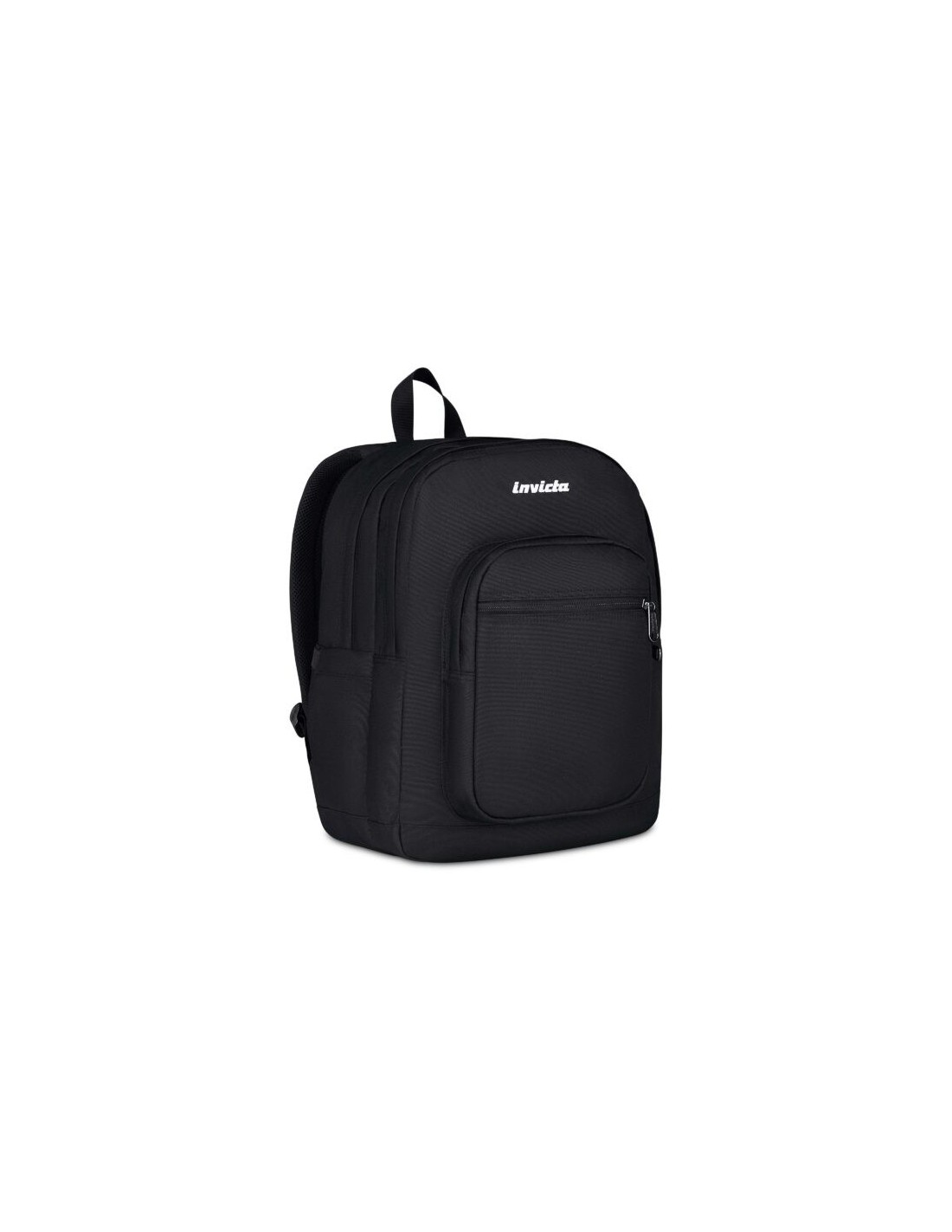 ZAINI: vendita online Zaino Invicta, Jelek Plain, Nero, 34 litri, doppio scomparto, laptop 14", 100% poliestere riciclato in ...