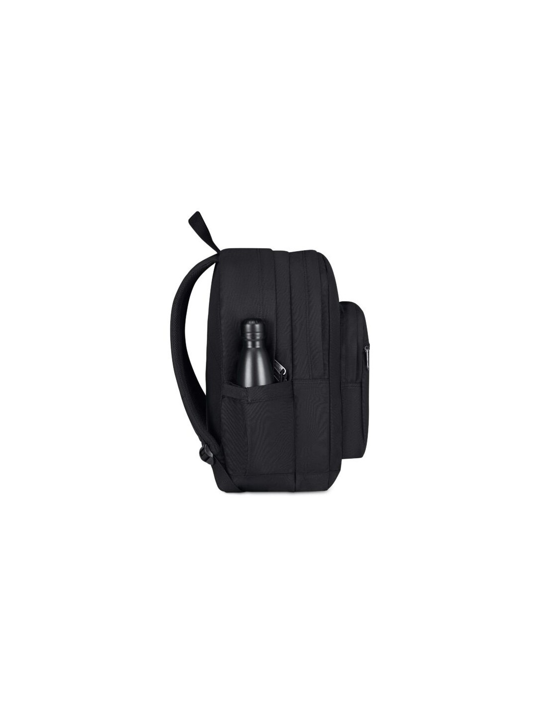 ZAINI: vendita online Zaino Invicta, Jelek Plain, Nero, 34 litri, doppio scomparto, laptop 14", 100% poliestere riciclato in ...