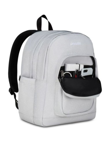 ZAINI: vendita online Zaino scuola Invicta, Jelek Shine, Micro Chip Shine, 34 litri, laptop 14", poliestere riciclato in offerta