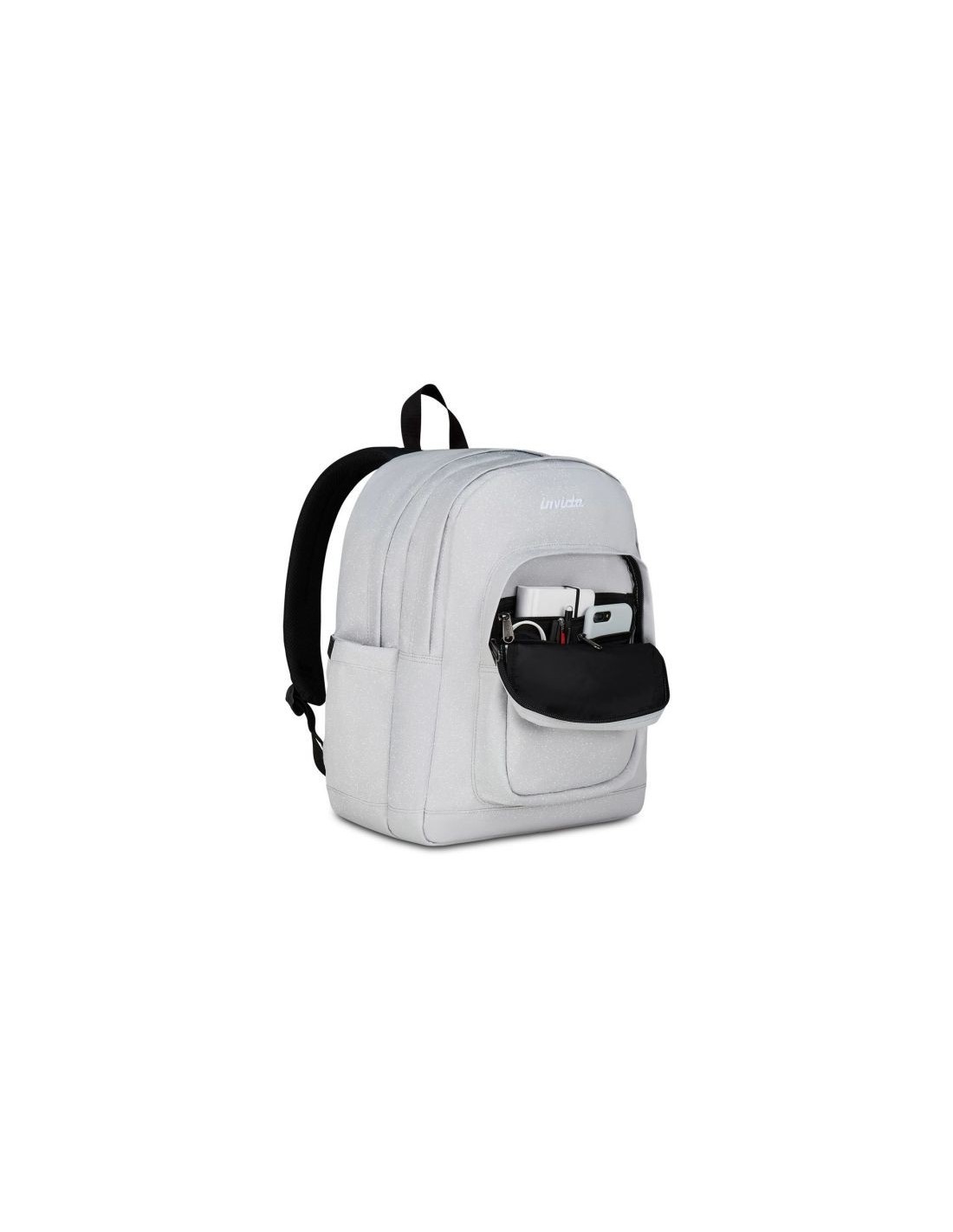 ZAINI: vendita online Zaino scuola Invicta, Jelek Shine, Micro Chip Shine, 34 litri, laptop 14", poliestere riciclato in offerta