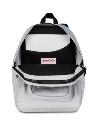 ZAINI: vendita online Zaino scuola Invicta, Jelek Shine, Micro Chip Shine, 34 litri, laptop 14", poliestere riciclato in offerta