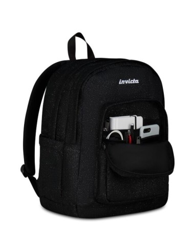 ZAINI: vendita online Zaino Invicta, Jelek Shine, Lunar Rock, 34 litri, doppio scomparto, laptop 14", poliestere riciclato in...