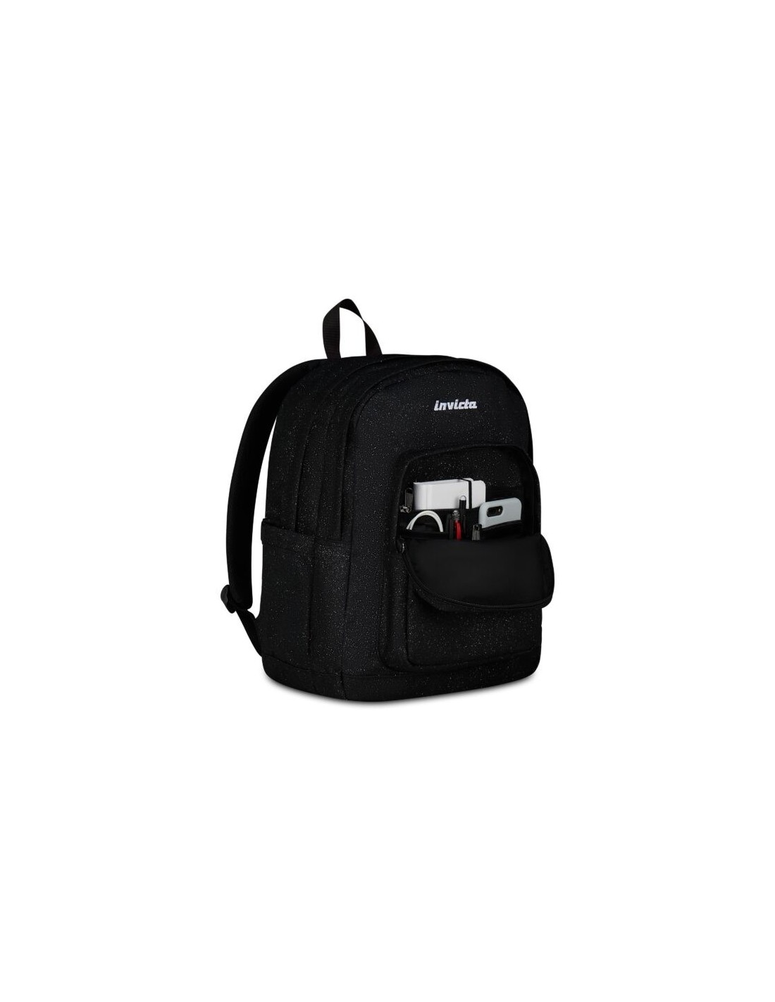 ZAINI: vendita online Zaino Invicta, Jelek Shine, Lunar Rock, 34 litri, doppio scomparto, laptop 14", poliestere riciclato in...