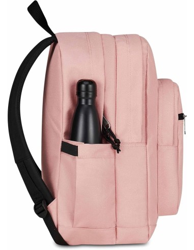ZAINI: vendita online Zaino scuola Invicta, Jelek, Rosa Scintillante, 34 litri, doppio scomparto, laptop 14", tasche borracci...