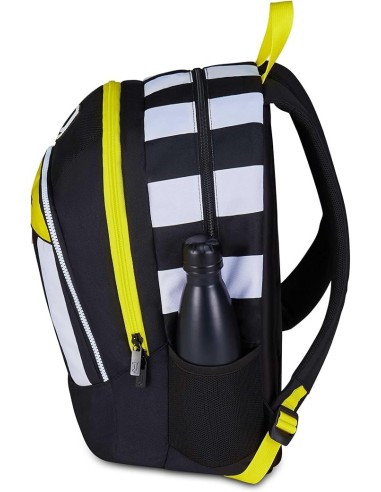 ZAINI: vendita online Zaino scuola Seven, Juventus Advanced, Bianco e Nero, 29 litri, doppio scomparto, porta borraccia, scuo...