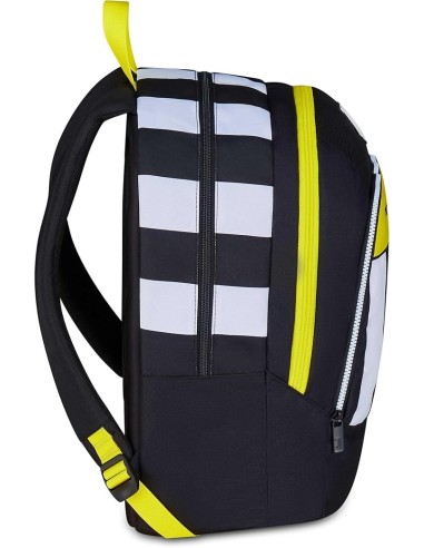 ZAINI: vendita online Zaino scuola Seven, Juventus Advanced, Bianco e Nero, 29 litri, doppio scomparto, porta borraccia, scuo...