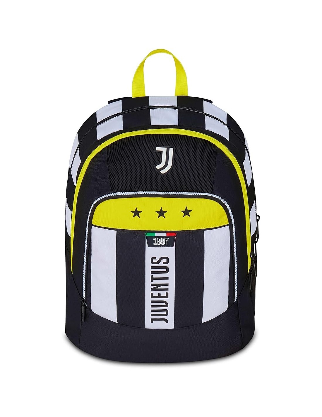 ZAINI: vendita online Zaino scuola Seven, Juventus Advanced, Bianco e Nero, 29 litri, doppio scomparto, porta borraccia, scuo...