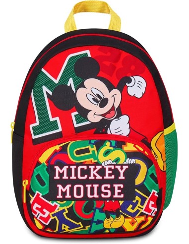 ZAINI: vendita online Zainetto asilo Seven, Mickey Mouse, Rosso, 14 litri, tasca borraccia, stampa digitale, bambino in offerta