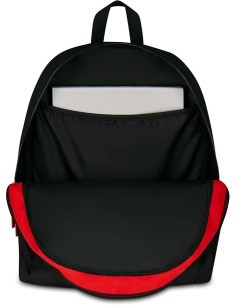 ZAINI: vendita online Zaino scuola Seven, Milan Advanced, Rosso e Nero, 29 litri, doppio scomparto, porta borraccia, scuola e...