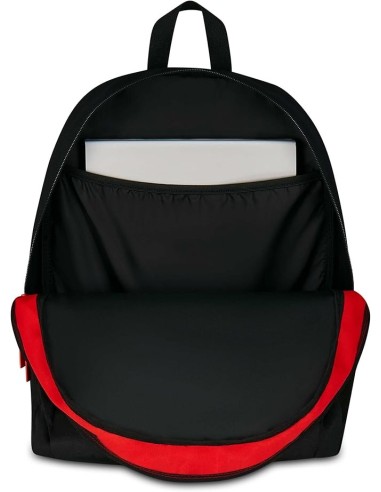 ZAINI: vendita online Zaino scuola Seven, Milan Advanced, Rosso e Nero, 29 litri, doppio scomparto, porta borraccia, scuola e...