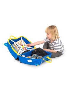 Valigia Cavalcabile Trunki Percy Auto della Polizia | Shopincasa