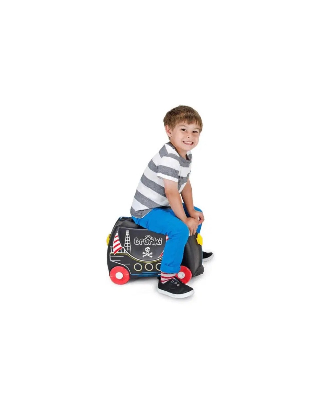 Trunki Pirate Black – Valigia Cavalcabile Pirata per Bambini | Shopincasa