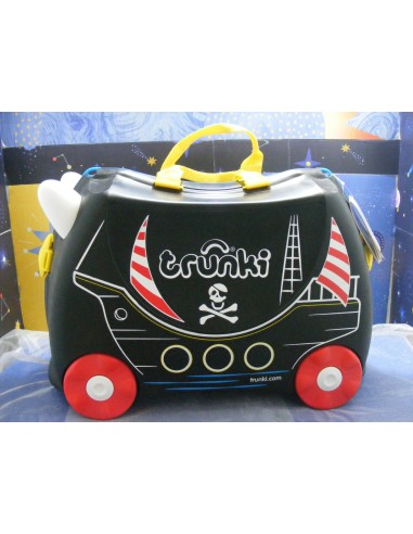 Trunki Pirate Black – Valigia Cavalcabile Pirata per Bambini | Shopincasa