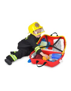Valigia Cavalcabile Trunki Frank Camion dei Pompieri | Shopincasa