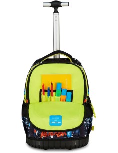 ZAINI: vendita online Trolley scuola Mitama, Run Extra DISCO SPACE, bambino, 33 litri, doppio scomparto, zaino trolley elemen...