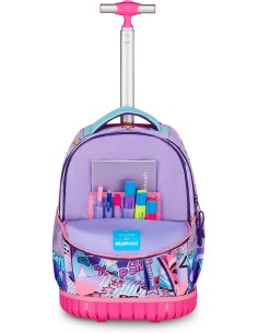 ZAINI: vendita online Trolley scuola Mitama, Run Extra DOUBLE DIAMOND, bambina, 33 litri, doppio scomparto, zaino trolley ele...