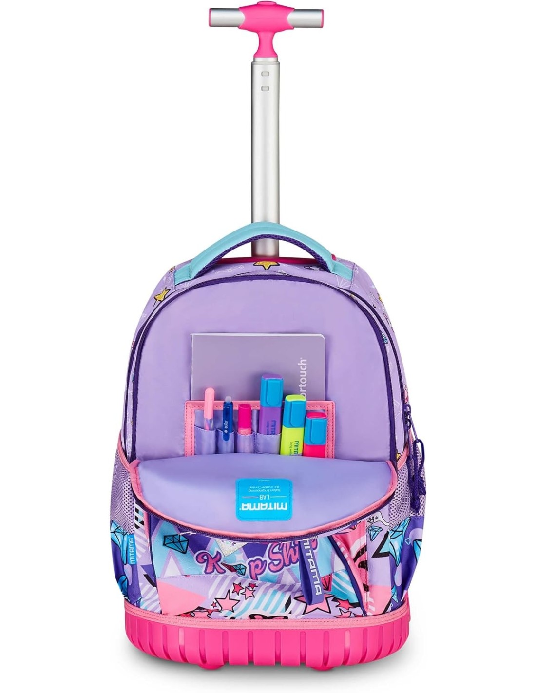 ZAINI: vendita online Trolley scuola Mitama, Run Extra DOUBLE DIAMOND, bambina, 33 litri, doppio scomparto, zaino trolley ele...