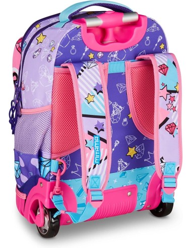 ZAINI: vendita online Trolley scuola Mitama, Run Extra DOUBLE DIAMOND, bambina, 33 litri, doppio scomparto, zaino trolley ele...