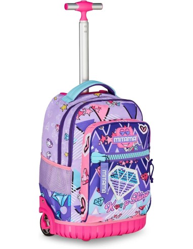 ZAINI: vendita online Trolley scuola Mitama, Run Extra DOUBLE DIAMOND, bambina, 33 litri, doppio scomparto, zaino trolley ele...