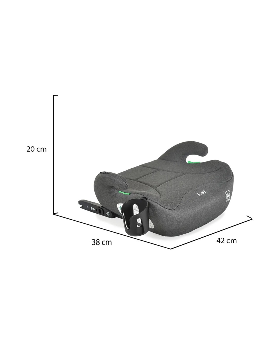 Seggiolino Auto I-Jet Grigio 125-150 cm | Sicuro e Confortevole - shopincasa.it