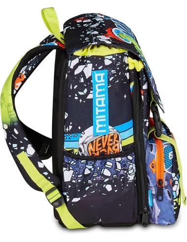 ZAINI: vendita online Zaino scuola Mitama, Triplo Scomparto DISCO SPACE, Nero, 28 litri, estensibile, scuola elementare, bamb...