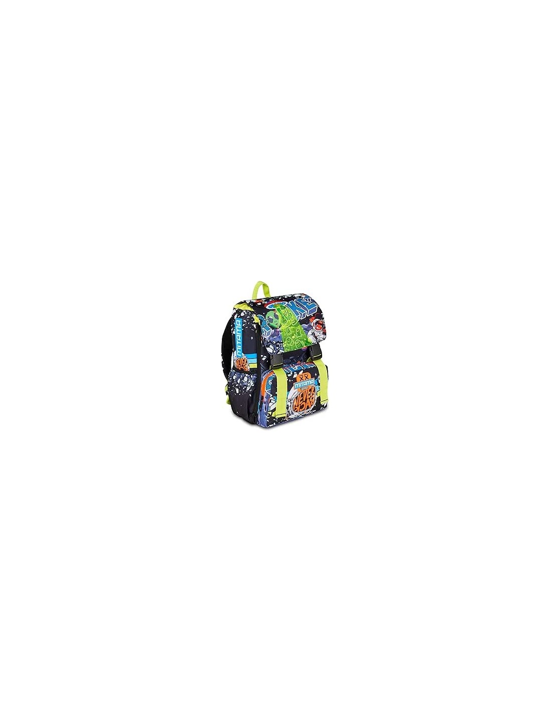 ZAINI: vendita online Zaino scuola Mitama, Triplo Scomparto DISCO SPACE, Nero, 28 litri, estensibile, scuola elementare, bamb...