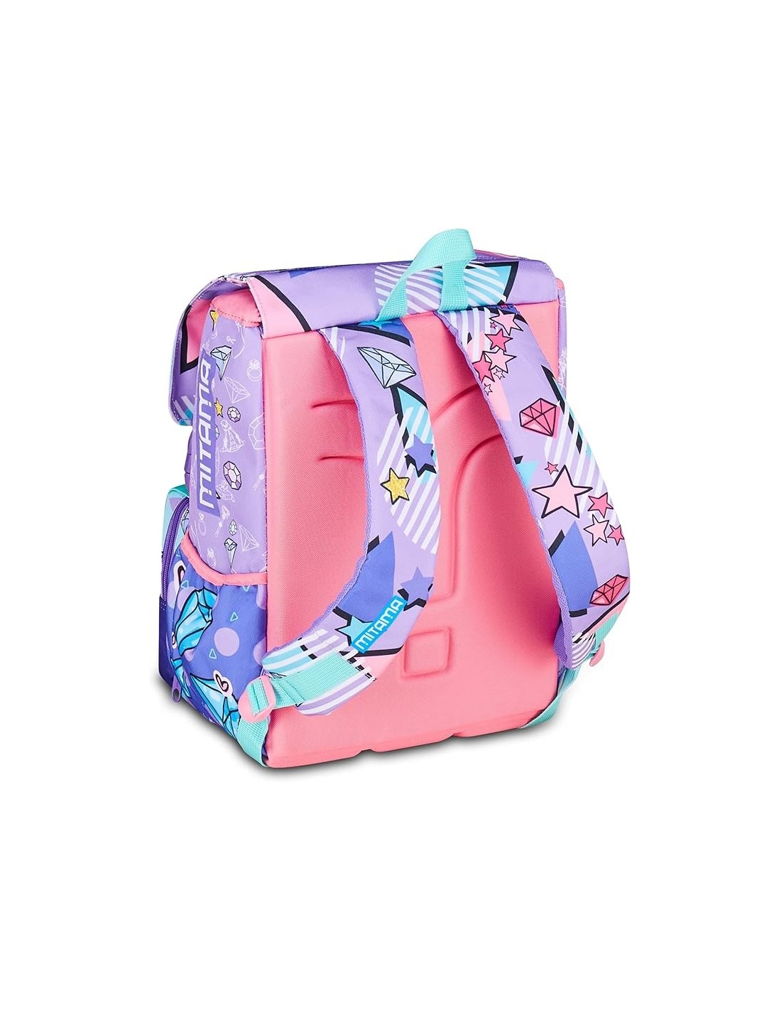 ZAINI: vendita online Zaino scuola Mitama, Triplo Scomparto DOUBLE DIAMOND, Lilla, 28 litri, estensibile, bambina in offerta