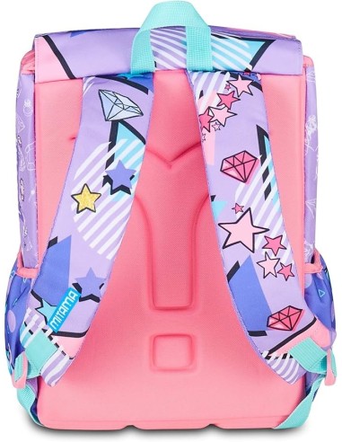 ZAINI: vendita online Zaino scuola Mitama, Triplo Scomparto DOUBLE DIAMOND, Lilla, 28 litri, estensibile, bambina in offerta
