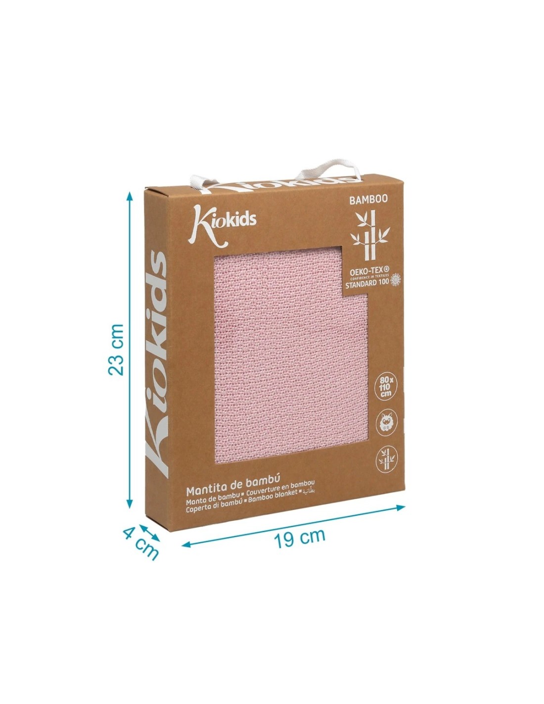 Copertina in Bambù Rosa per Bambini 100% Naturale | shopincasa.it