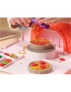 GIOCATTOLO PUBBLICIZZATO: vendita online Kinetic Sand Squish Pizza Set 452 g – Kit Divertente Spin Master in offerta 2