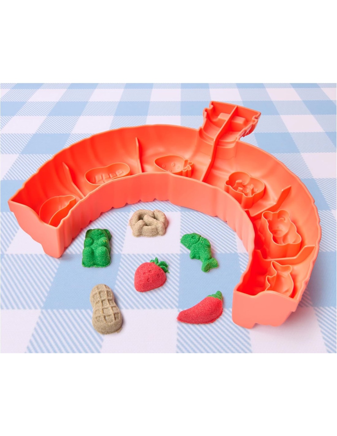 GIOCATTOLO PUBBLICIZZATO: vendita online Kinetic Sand Squish Pizza Set 452 g – Kit Divertente Spin Master in offerta