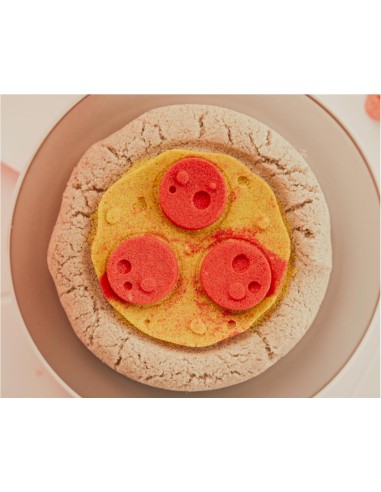 GIOCATTOLO PUBBLICIZZATO: vendita online Kinetic Sand Squish Pizza Set 452 g – Kit Divertente Spin Master in offerta