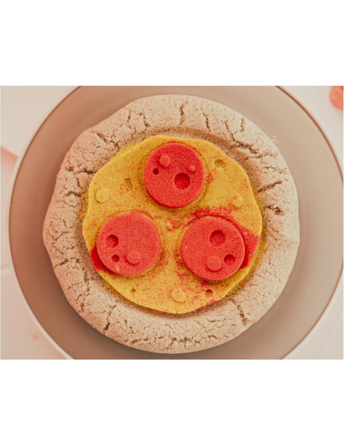 GIOCATTOLO PUBBLICIZZATO: vendita online Kinetic Sand Squish Pizza Set 452 g – Kit Divertente Spin Master in offerta