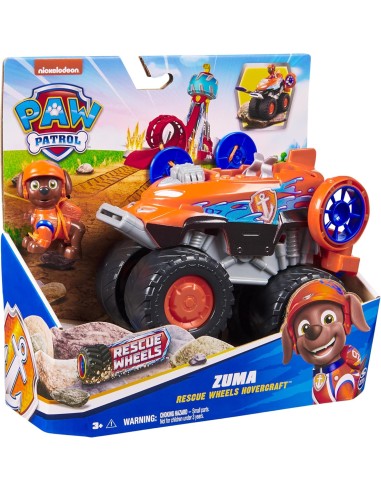 GIOCATTOLO PUBBLICIZZATO: vendita online Paw Patrol Rescue Wheels Hovercraft di Zuma con Figura e Lanciamissili – Spin Master...