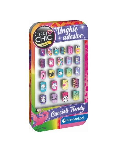 Beauty, Crazy Chic 18135 Unghie Adesive Cuccioli Trendy | Shop in Casa