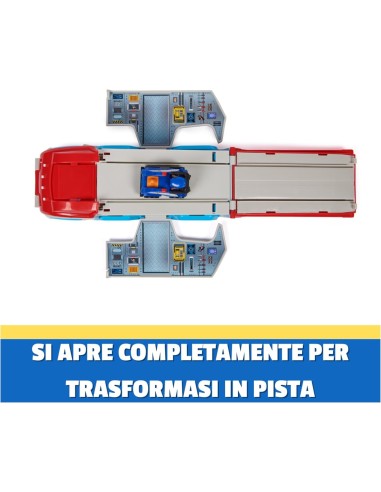 GIOCATTOLO PUBBLICIZZATO: vendita online Paw Patrol Pup Squad Patroller con Chase e Mini Racer – Camion Veicolo da 25 cm in o...