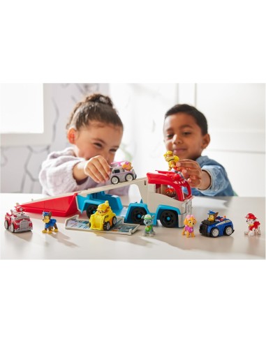 GIOCATTOLO PUBBLICIZZATO: vendita online Paw Patrol Pup Squad Patroller con Chase e Mini Racer – Camion Veicolo da 25 cm in o...