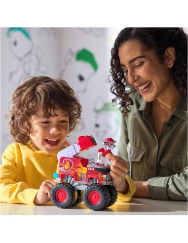 GIOCATTOLO PUBBLICIZZATO: vendita online Paw Patrol Rescue Wheels Monster Truck Marshall con Lanciamissili – Spin Master in o...