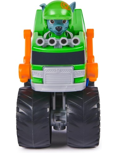 GIOCATTOLO PUBBLICIZZATO: vendita online Paw Patrol Rescue Wheels Rocky Veicolo riciclaggio con Lanciamissili – Spin Master i...