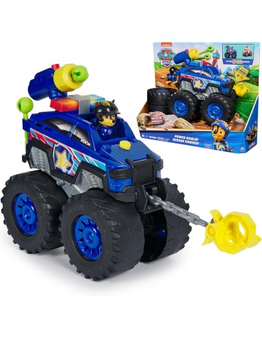GIOCATTOLO PUBBLICIZZATO: vendita online Paw Patrol Chase Power Haulin’ Cruiser – Rescue Wheels con Luci, Suoni e Verricello ...