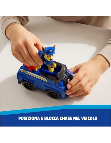 GIOCATTOLO PUBBLICIZZATO: vendita online Paw Patrol Chase Patrol Cruiser – Veicolo Eco-Friendly con Figura 3+ Anni in offerta