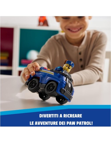 GIOCATTOLO PUBBLICIZZATO: vendita online Paw Patrol Chase Patrol Cruiser – Veicolo Eco-Friendly con Figura 3+ Anni in offerta