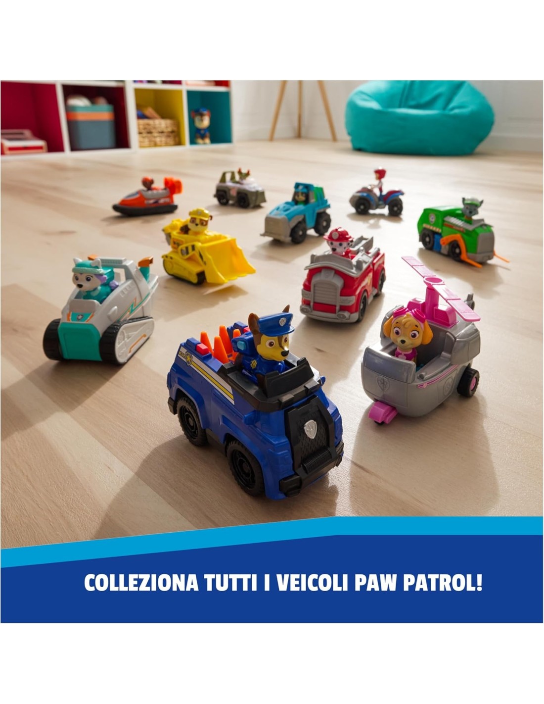 GIOCATTOLO PUBBLICIZZATO: vendita online Paw Patrol Zuma Hovercraft Eco-Friendly con Figura – Veicolo da 13 cm in offerta