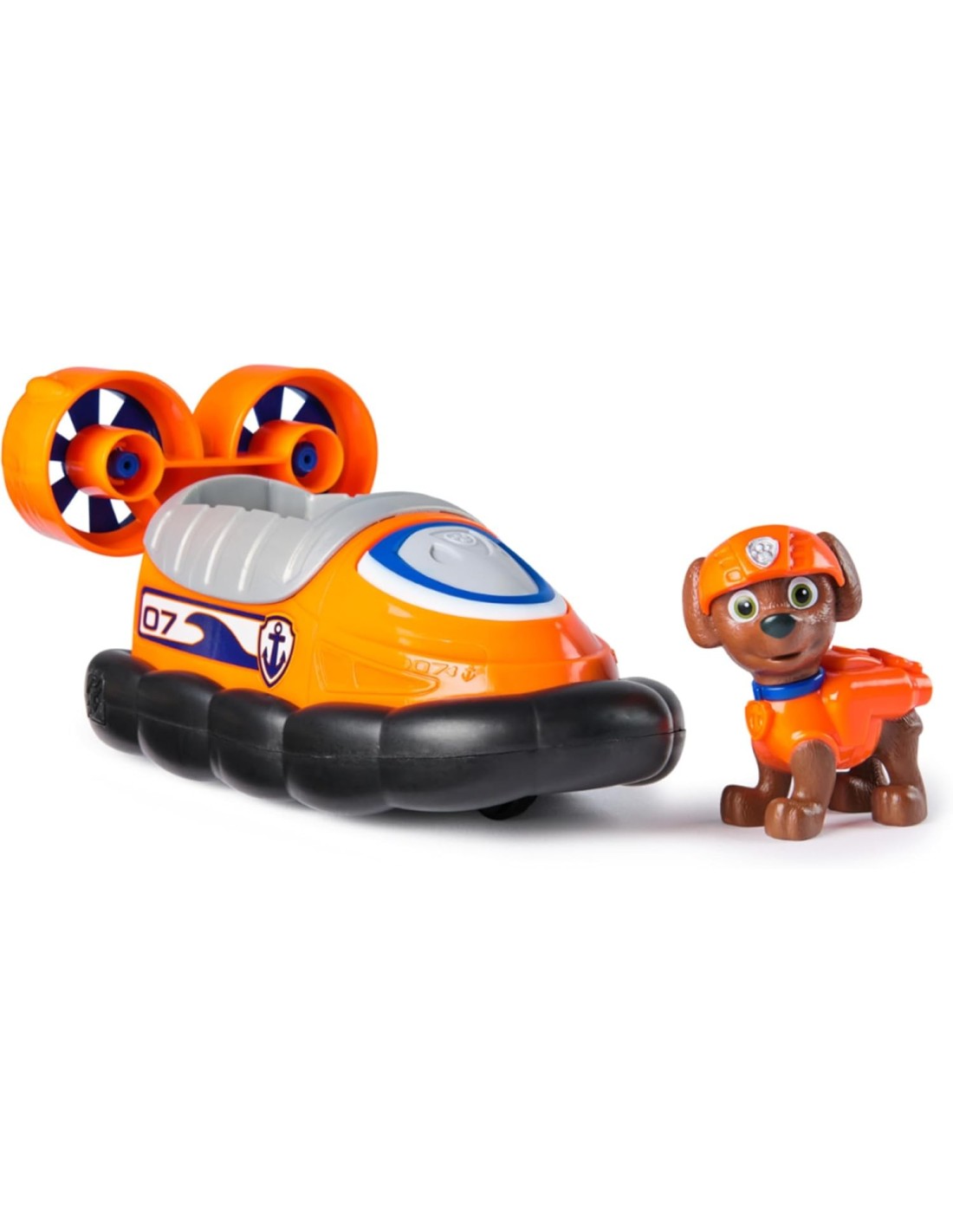 GIOCATTOLO PUBBLICIZZATO: vendita online Paw Patrol Zuma Hovercraft Eco-Friendly con Figura – Veicolo da 13 cm in offerta