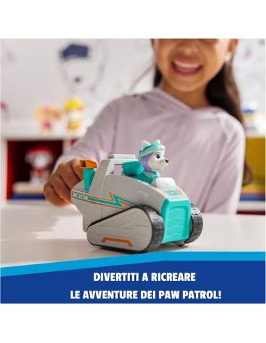 GIOCATTOLO PUBBLICIZZATO: vendita online Paw Patrol Everest Veicolo Spazzaneve Eco-Friendly – 13 cm in offerta