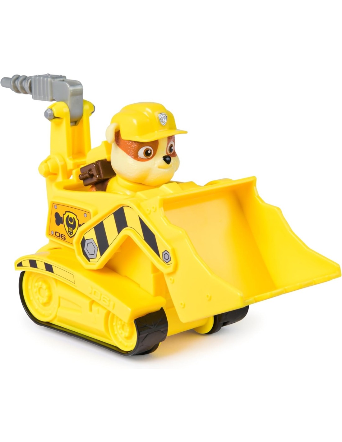 GIOCATTOLO PUBBLICIZZATO: vendita online Paw Patrol Rubble Bulldozer Monster Truck – Veicolo con Figura e Ruote funzionanti i...