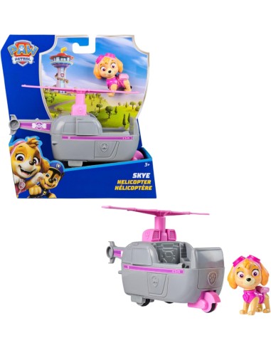 GIOCATTOLO PUBBLICIZZATO: vendita online Paw Patrol Skye Elicottero Base con Figura – Veicolo da 13 cm in offerta