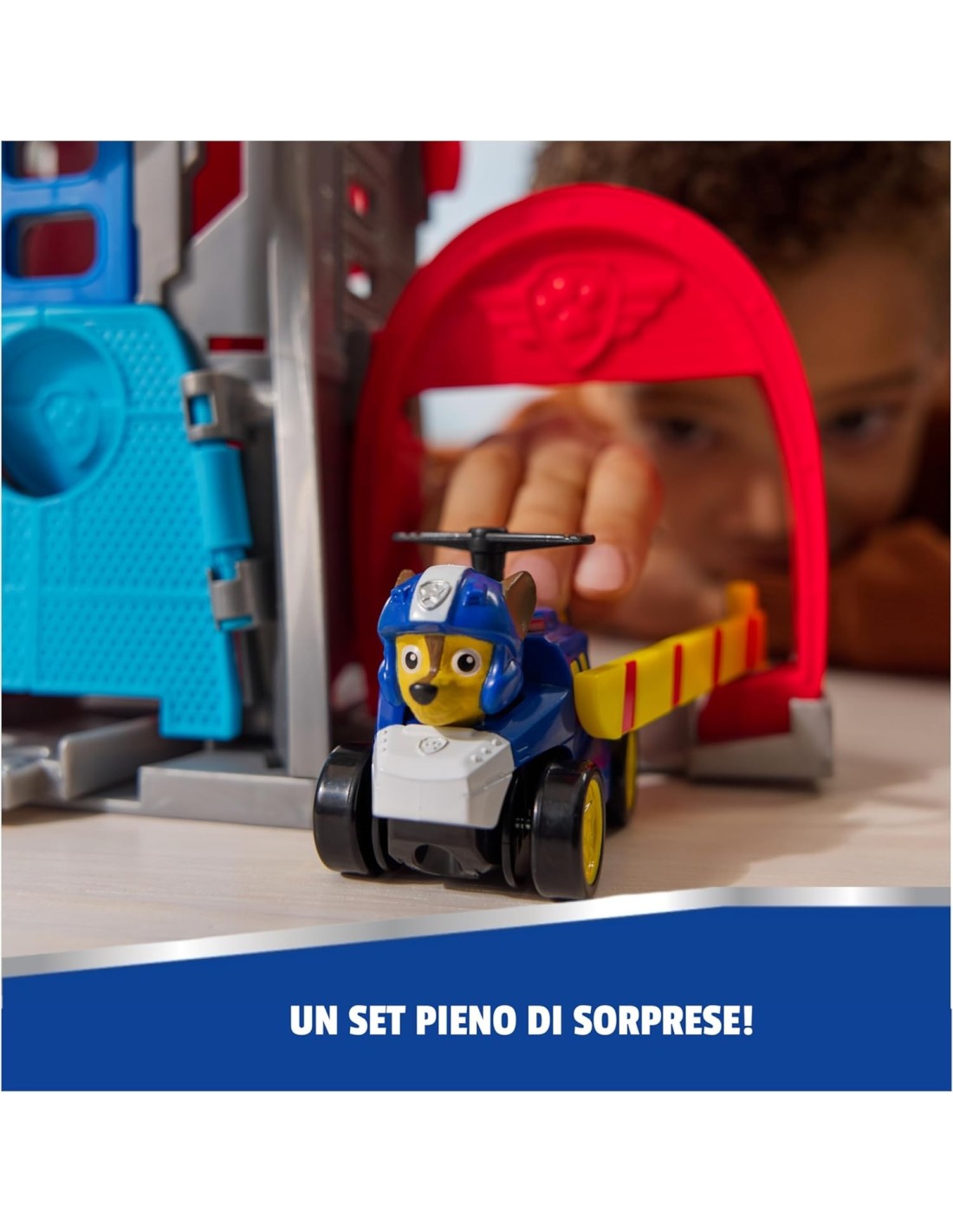GIOCATTOLO PUBBLICIZZATO: vendita online Paw Patrol Pup Squad Playset “Adventure Bay Airport” – Air Rescue da 30 cm in offerta