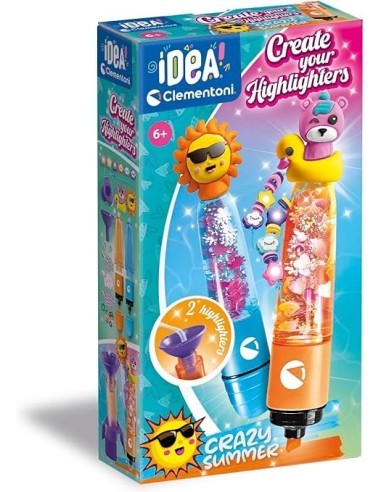 Creatività, Clementoni Idea Create Your Highlighters Crazy Summer | Shop in Casa