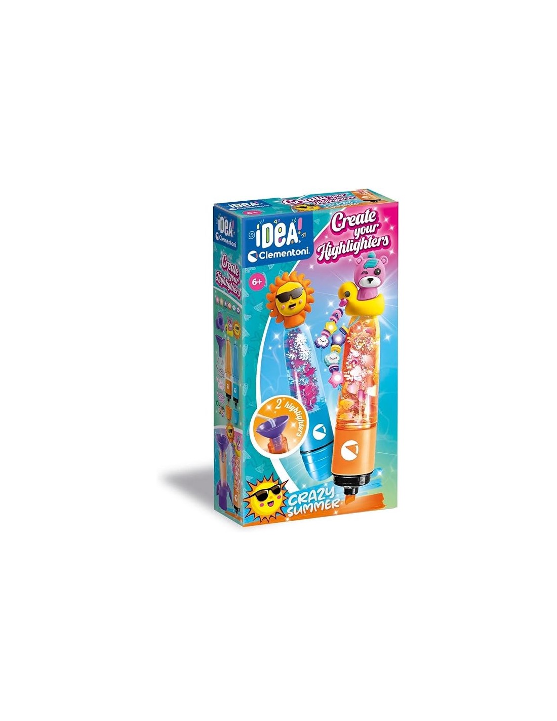 Creatività, Clementoni Idea Create Your Highlighters Crazy Summer | Shop in Casa
